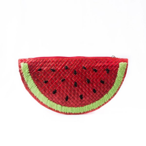 Misenka Watermelon Slice Clutch