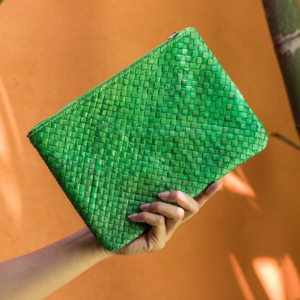 Misenka Green Summer Quadrado Bag